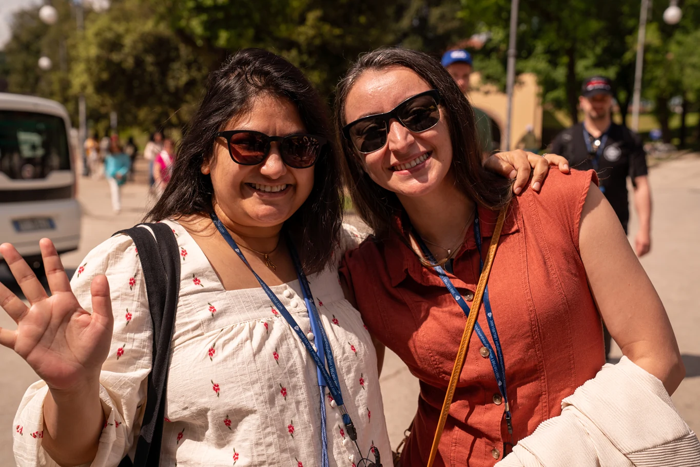 ZBD team members smiling in Italy